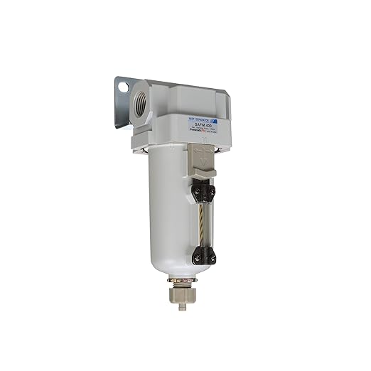 PneumaticPlus SAFM400-N04B-MEP Compressed Air Coalescing Filter, 0.1 Micron, 1/2
