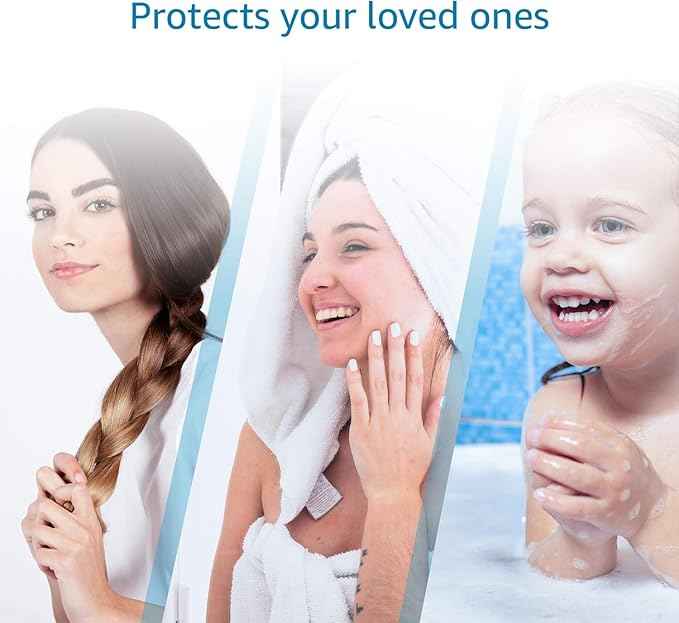 AQUA CREST WHR-140 Shower Filter Replacement Cartridge for Culligan® WHR-140, WSH-C125, ISH-100, HSH-C135, Shower Head Water Filter, with Advanced KDF Filtration Material, Pack of 2
