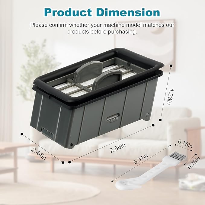 3930F 3882 HEPA Filter Replacement Compatible with Bissell CrossWave OmniForce Edge Cordless Multi-Surface Hard Floor Cleaner Wet Dry Vacuum, 4 Bissell FreshStart Filters for Select CrossWave, 1640066 - AquaVibe