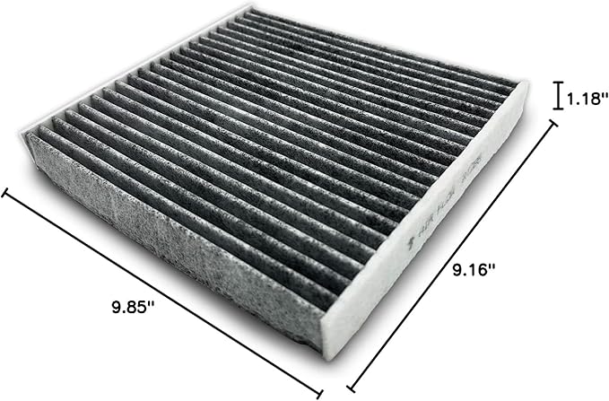 Cabin Air Filter Compatible with Sierra, Suburban, Tahoe, Yukon, Escalade, Silverado 1500, 1500 LD, 2500 HD, 3500HD, 4500HD, 5500HD, 6500HD, Replacement for CF11809