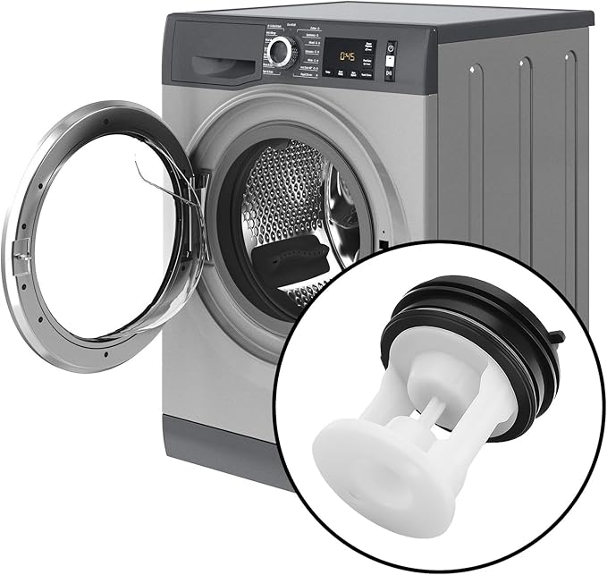 2pcs Washing Machine Drain Pump Filter Compatible with HOTPOINT Compatible with INDESIT - AquaVibe
