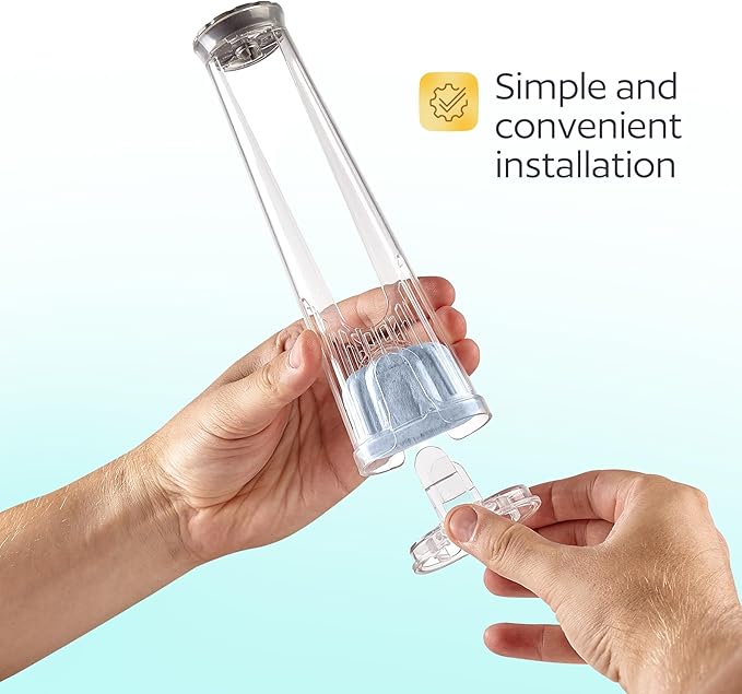 Water Filter Holder and 12 Water Filters for Keurig K-Supreme, K-Slim, K-Express, K-Select, K-Classic, K-Duo Plus, K-Elite, K-Iced, K-Cafe - for Use in All Keurig Brewers with Side-Loaded Reservoir - AquaVibe