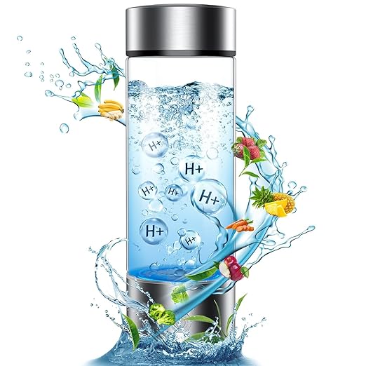 Hydrogen Water Bottle, Portable Hydrogen Water Bottle Generator, Rechargeable Hydrogen Water Generator, Suitable for Home, Travel and Office
