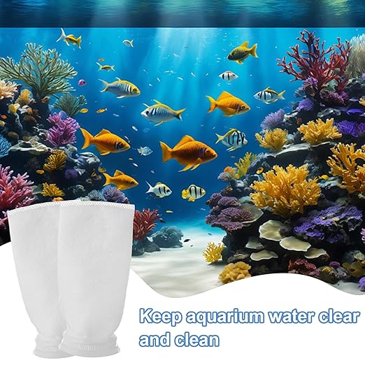 8 Pack 7" x 15.7" Filter Socks 7 Inch Ring by 15.7 Inch Long 200 Micron Filter Bag, Felt Filter Sock for Aquarium, Industry, Chemical, Water Liquid Filter Bags
