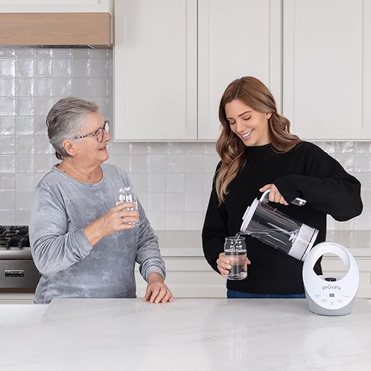 50 Oz Hydrogen Water Pitcher - BPA Free Rich Hydrogen Water Generator Electrolysis Jug with SPE/PEM Technology. Hydrogen Water Machine, Balanced PH Levels and Filtered with Calcium Sulfite