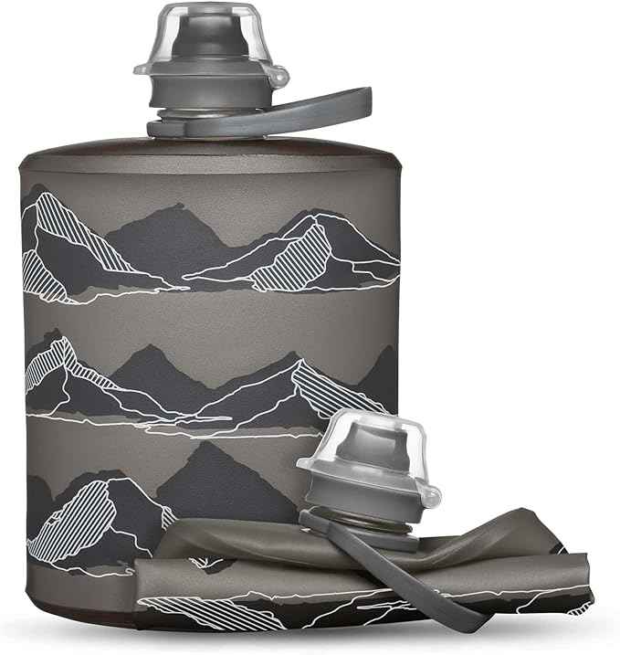 HydraPak Stow Collapsible Water Bottle – 350ml, 500ml, 1L – Ultralight, Leak-Proof, BPA-Free, Filter Compatible Travel & Hiking Flask
