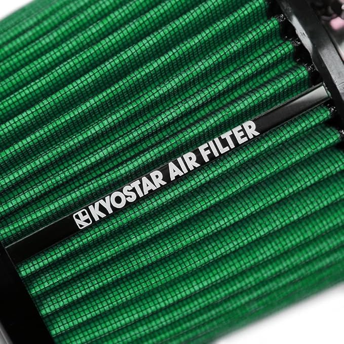 Kyostar Universal Green 3 Inch 76mm Air Intake Cone Filter Replacement Quality Dry Air Filter