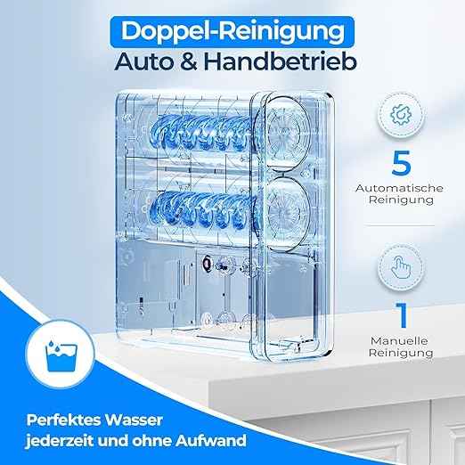 Ecoviva Reverse Osmosis Water Filtration System, 600GPD, Reverse Osmosis System, Drinking Water, 8 Stage Filtration, 2.5:1 Osmosis System, Drain Ratio, RO and Filtered Water