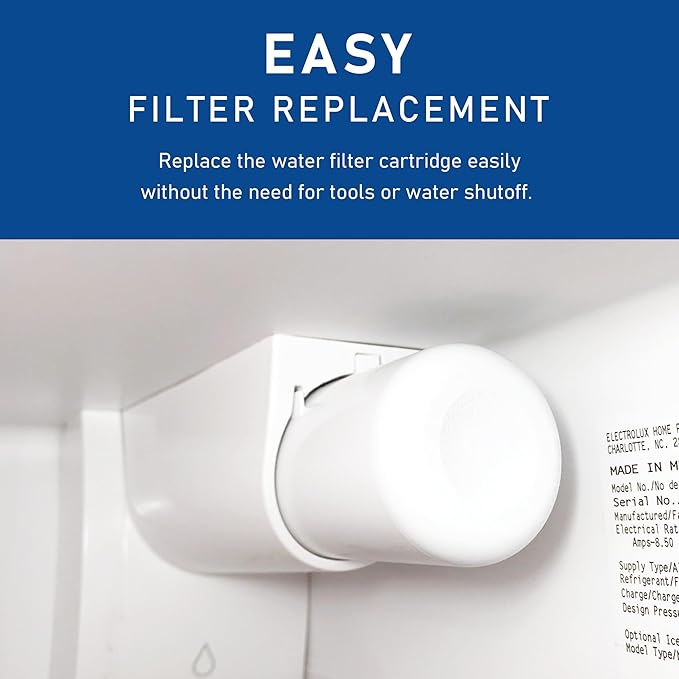 WF3CB Water Filter Replacement, TH-04 Compatible with Frigidaire PureSource 3 WF3CB,706465, 242069601, 242086201, AP4567491, PS3412266, Height 9 Inches 4 Pack (4)