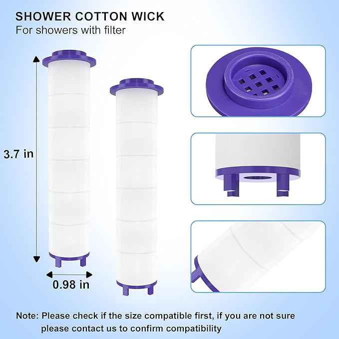 12 Pieces Hydro Jet Shower Head Filter, High Pressure Handheld Vortex Turbo Fan Shower Heads Filter