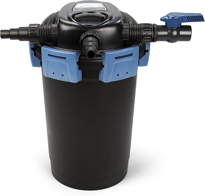 Aquascape 95054 UltraKlean 3500 Biological Pressure Filter with 28 Watt UV Clarifier Sterilizer, 5,200 GPH,Black