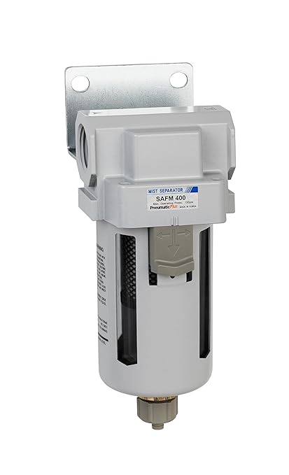 PneumaticPlus SAFM400-N06B Compressed Air Coalescing Filter, 0.1 Micron, 3/4