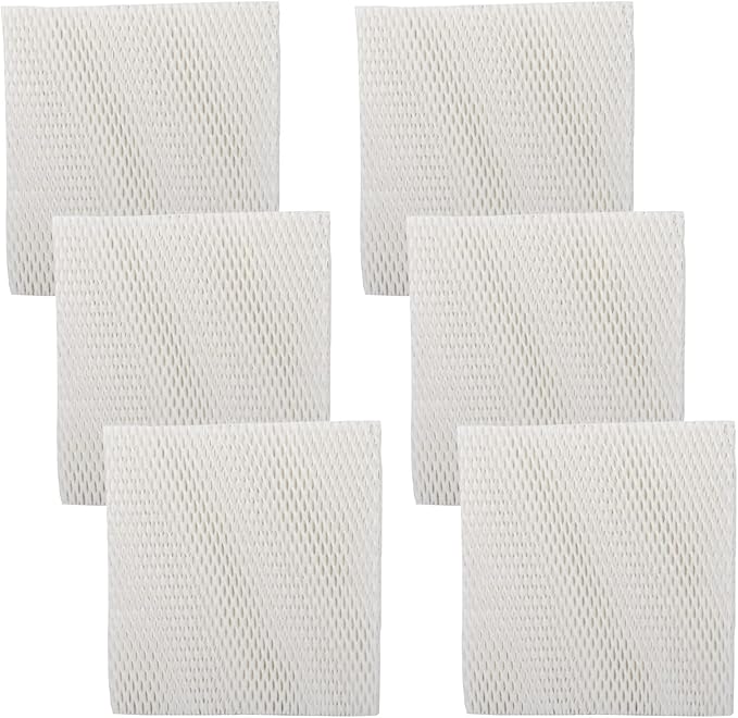 HIFROM 6Pack Replacement Humidifier Wick Filters Water Panel Filter Compatible with Carrier HUMCCSBP2212 HUMCCSBP2312 HUMCASBP2312 HUMCCSBP2412 Humidifier P110-1045