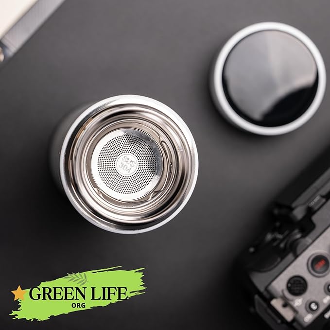 GreenLife Smart Water Bottle with LED Temperature Display, Thermostat Double Wall Vacuum Insulated Water Bottle, Cold 36 Hrs, Hot 24 Hrs, BPA-Free, Leak Proof, for Travel & Outdoor (White).