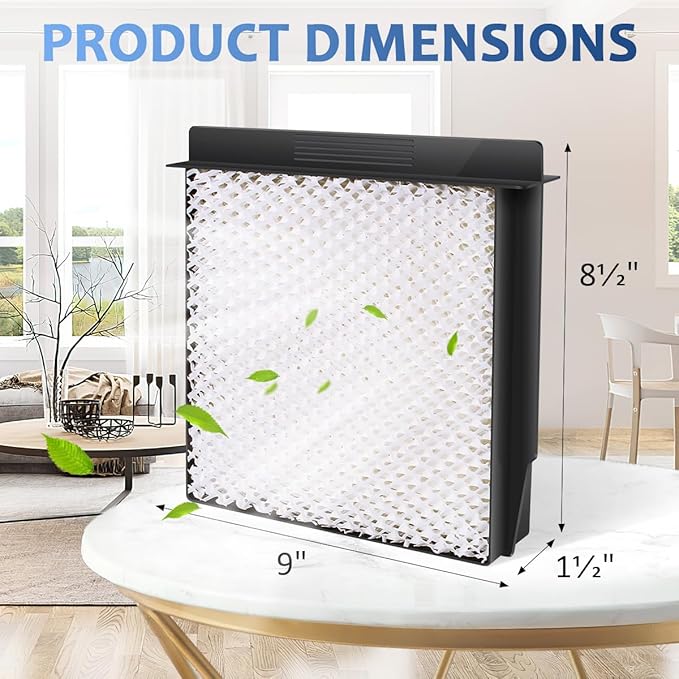 4 Pack, 1040 Humidifier Wick Filter For Bemis Essick Air B40, B40-C, Products Models D46-720, 5D6-700, 5D6700, 7000, B23, E35, and E35 000, CM330 Series.