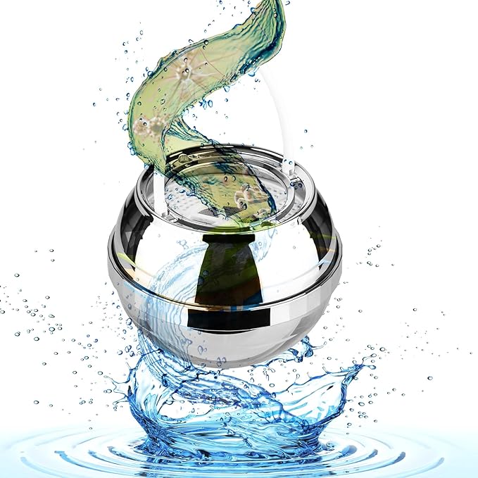 Ball Filter for Bathtub -8 Stages bath filter for tub- Removes Hundreds of Contaminants, Purify Your Bathwater for Healthier Skin and Hair, BPA Free, bathtub water filter, bathtub water filter - AquaVibe