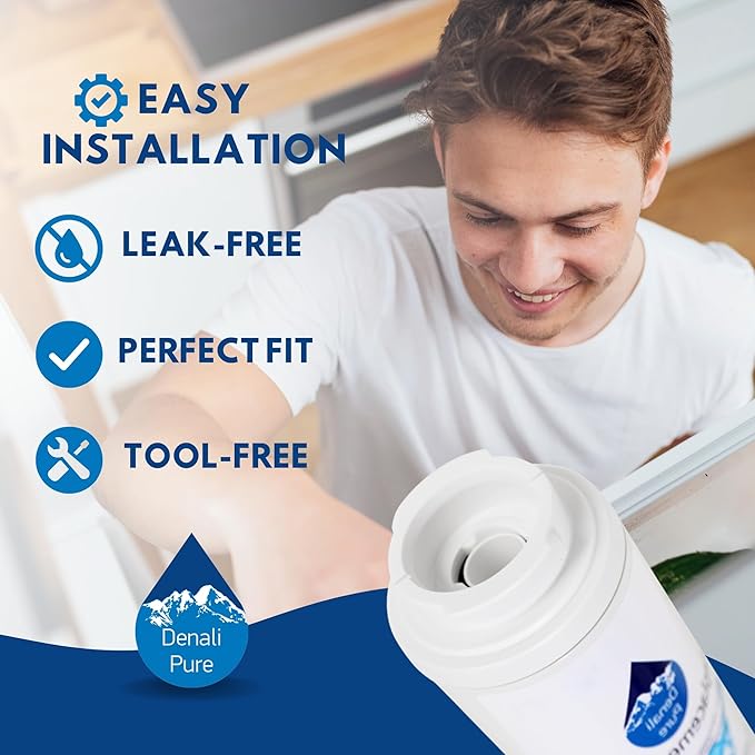 2-Pack Replacement for Jenn-Air JCD2297KEY Refrigerator Water Filter - Compatible with Jenn-Air UKF8001 Fridge Water Filter Cartridge