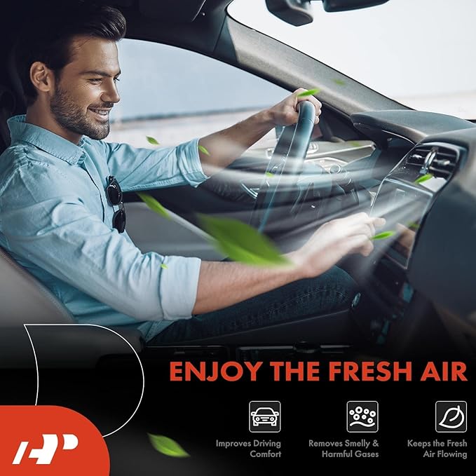 A-Premium 2-PC Cabin Air Filter with Activated Carbon Compatible with Chevrolet Camaro 2010 2011 2012 2013 2014 2015