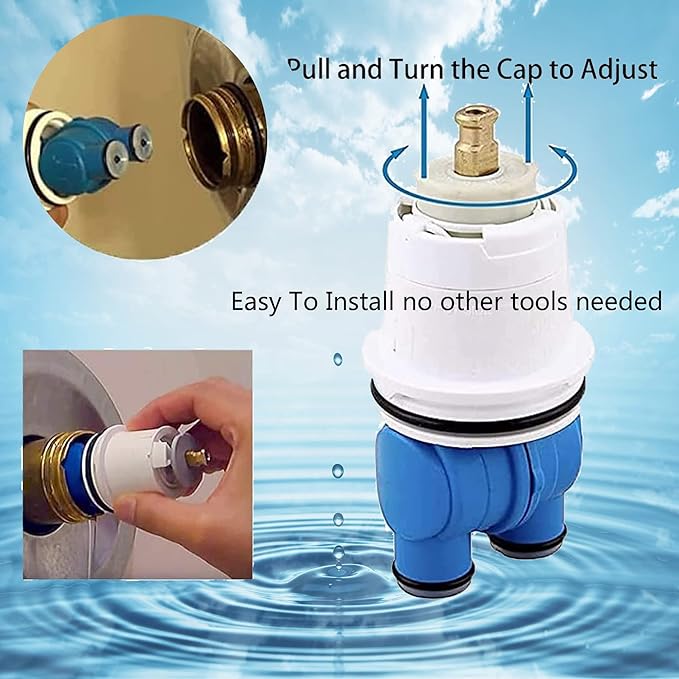 RP19804 Pressure Blance Shower Cartridge Assembly Replacement for 1300/1400 Series Tub and Shower, Fits Select Monitor Valves (1993~2007)-QLXAQLX