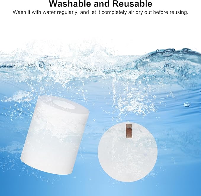 AirClean Parts RV1001AE Pre-Motor Foam Replacement Filter Compatible with Shark IQ Robot Vacuum R101AE RV1001AE UR1005AE Vacuum Cleaner (8 Pack) - AquaVibe