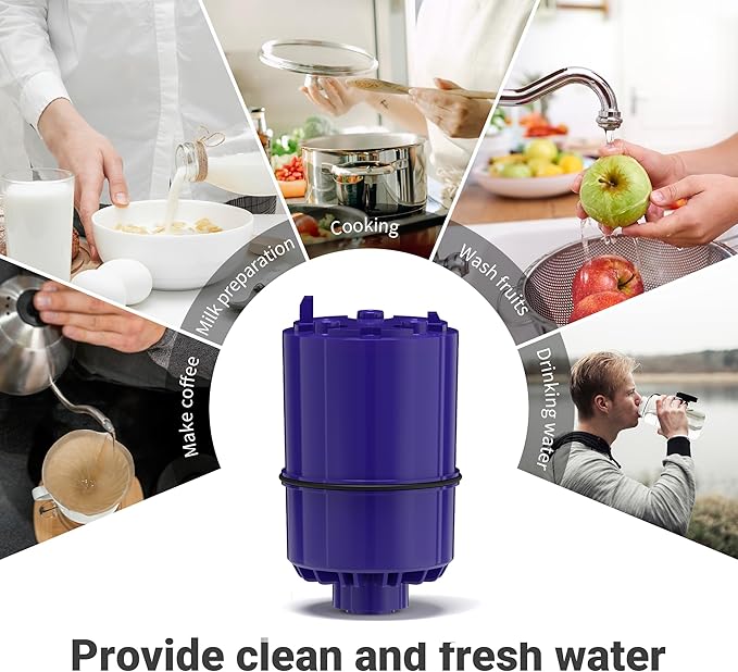 RF3375 Compatible with All PUR, fit for RF-9999,RF3375,PUR PLUS Faucet Filtration Systems,FM-2500V, FM-3700, PFM400H, PFM450S, PFM150W, PFM350V, FM2500V,FM-3700 water filter,6 Pack,By YPMQY