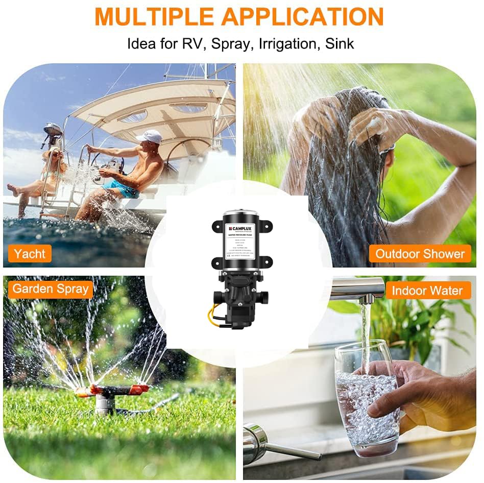 CAMPLUX DC 12V Water Pump