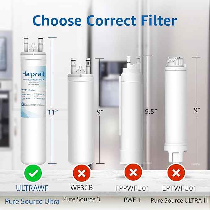 HP005 Replacement for ULTRAWF & PAULTRA Pure Air Ultra, Compatible with Pure Source Ultra, Kenmore 9999, 469999, 46-9999, 3 PCS