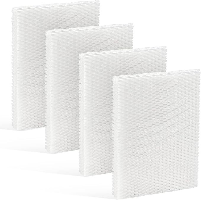 Cabiclean MD1-0034 Replacement Humidifier Wicks Filters Compatible with Vornado Evaporative Humidifier Model Evap40, Evap2, EV100, EV200, EVDC300, EVDC500, (4-Pack)