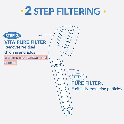 Bodyluv Vita Pure Filter for Vita Puresome Shower Head, Vitamin Filter only (Mandarin Tea)