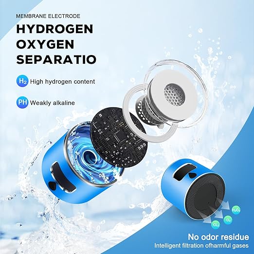 Hydrogen Water Bottle Generator with 4th Generation SPE/PEM Technology, Portable Hydrogen Water Ionizer Machine, Birthday,Xmas Gift for Husband,Wife,Lovers,Friends,Travel
