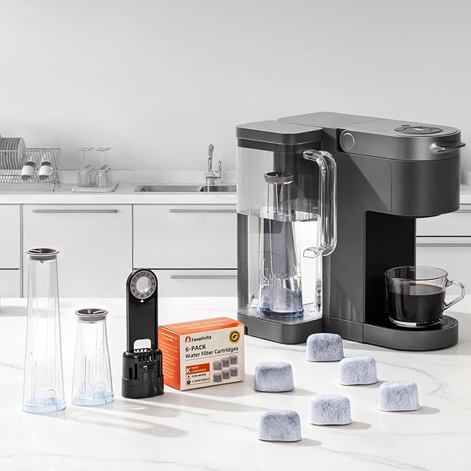 Keurig Starter Kit Replacement for K-Compact, K-Duo, K-Duo Gen 2, K-Duo Essentials, K-Latte, K200, K250 Brewers (Includes Short Water Filter Holder and 2 Replacement Water Filters) - AquaVibe