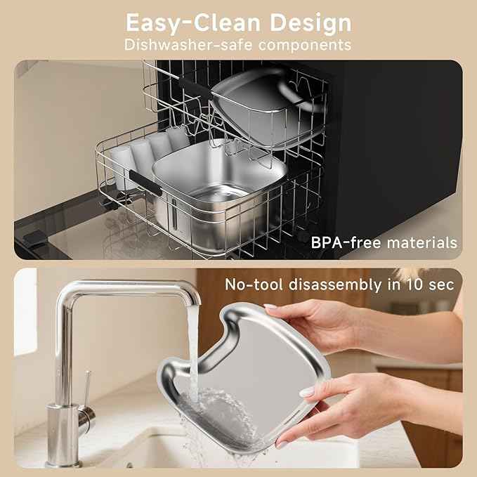 Wireless Cat Water Fountain Stainless Steel, 118oz/3.5L Cordless Automatic Pet Water Dispenser for Cats Indoor, with Motion Sensor, Ultra Quiet Pump, Rechargeable & Multi-Filtration-8Filters