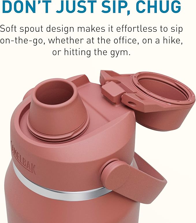 CamelBak Thrive Chug Insulated Stainless Steel Water Bottle Sierra Red, 32oz