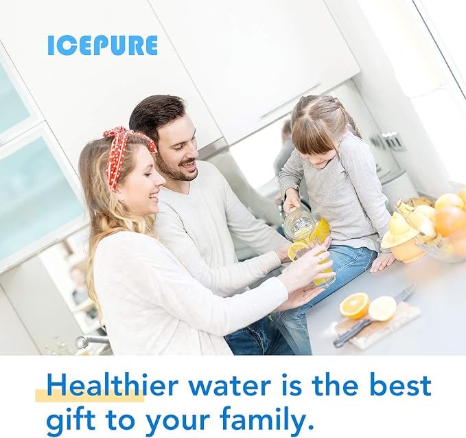ICEPURE AF004 Refrigerator Air Filter Replacement for LG LT120F, Kenmore Elite 469918, ADQ73214402, ADQ73214404, 6PACK - AquaVibe