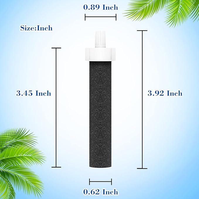 Water Replacement Filter for Bottle,Compatible with Brita BB06,fit Brita Hard sided,Sport and Stainless Steel Bottle 10PCS. (Without Bite Valve)