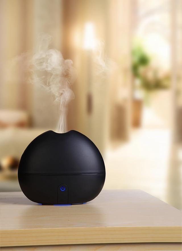 New Ultransmit ipple Aromatherapy Diffuser - Ultrasonic Mini Humidifier & Aroma Diffuser (Black)