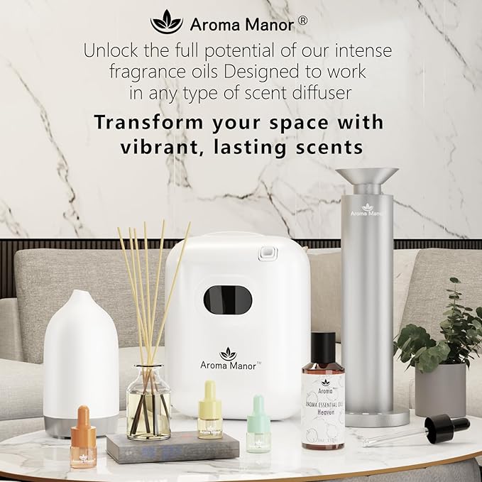 Hotel Fragrance Diffuser Oil Gift Set | Aromatherapy Diffuser Oil | Inspired by of Four Season, Marriott, Fairmont and The Ritz Carlton Signature Scents, Total 18 Essential Oils for Home