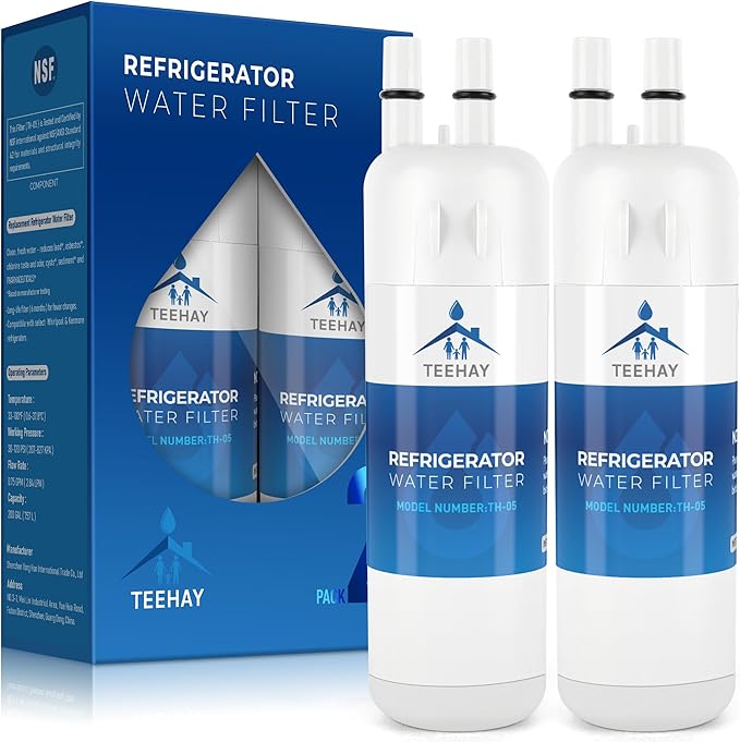 W10295370A Water Filter Replacement, Compatible with Amana ASI2575GRS, ASI2575GRB, KitchenAid KAD1RXD1, KFFS20EYMS, KFIS29PBMS, KSC24C8EYY, KSF26C4XYY, KSF26C6XYY, 2 Pack