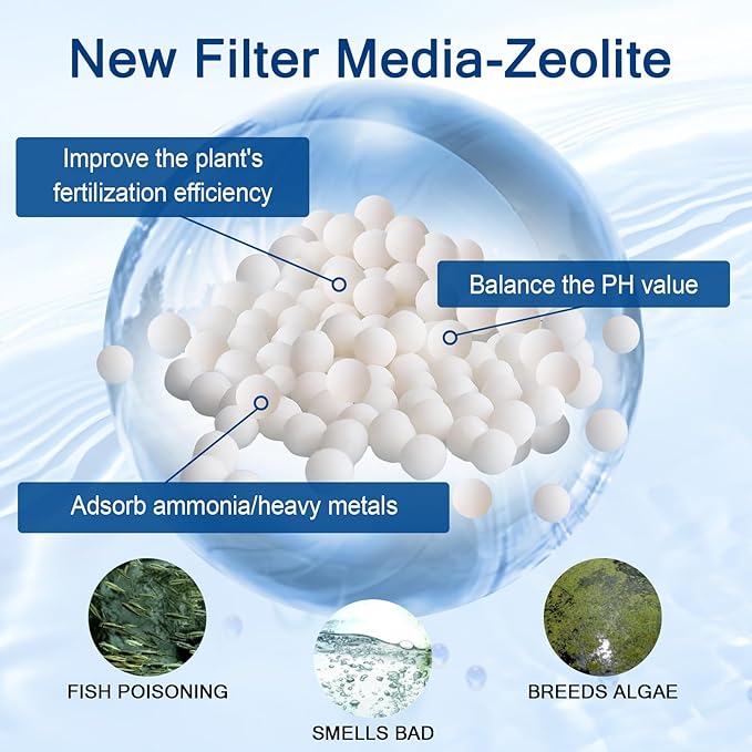 6Pack Large Carbon Filter Cartridges, Fish Tank Filters Replacement Filter Cartridges for Aquariums Compatible with Whisper EX30/EX45/EX70