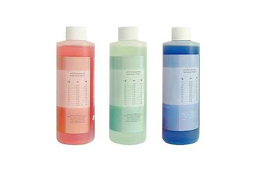 Apera Instruments Premium-Series PH60S Food pH Pocket Tester Kit & LLC-AI1109 8oz. pH Calibration Buffer Solution Kit (pH 4.00, 7.00 & 10.01)