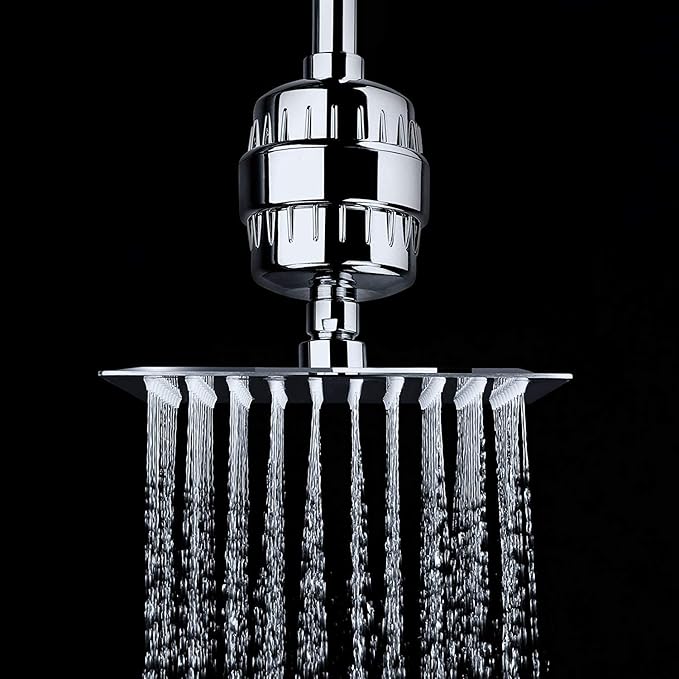 AquaBliss SF100 Revitalizing Shower Filter w/ 1 Replaceable Multi-Stage Filter Cartridge Inside - Plus 1 Extra SFC100 Filter Cartridges (Exclusive Bundle)