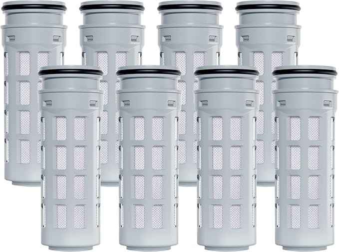 Waterdrop Replacement for Brita® Stream Pitcher Water Filter, Brita® OB05 Filter Pitchers and Dispensers, Pour Through Filters, Upgraded 7-stage Filters, Lasts 2 Months, Pack of 8