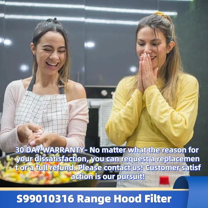 S99010316 Range Hood Grease Filter 11 1/4" x 11 3/4", Kitchen Hood Filter 5-layer aluminum mesh for BPQTAF, WA65AF, NTK7450000, 990721400, 990721400A 2-pack