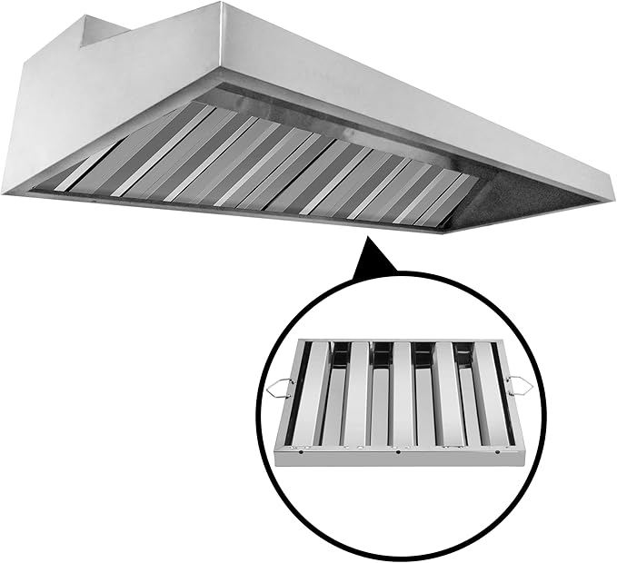 New Star Foodservice 54378 Stainless Steel Hood Filter 20" W x 20" H - AquaVibe
