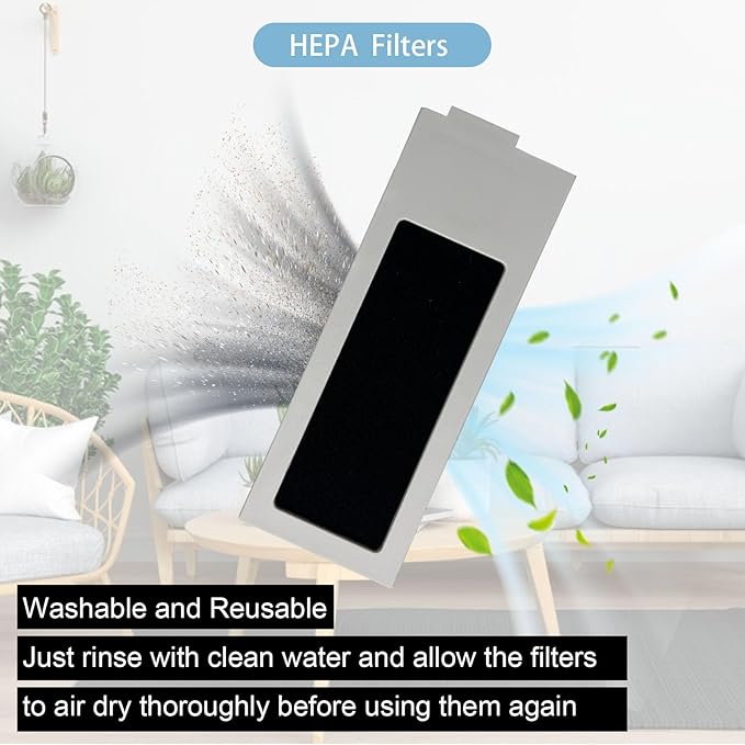 24 Pack Replacement Parts for ECOVACS Deebot T20 Omni / T20 Max / T20 Pro Robot Vacuum，Includes Main brushes, HEPA filter, Mop pad, Dust bag and Side brushes - AquaVibe