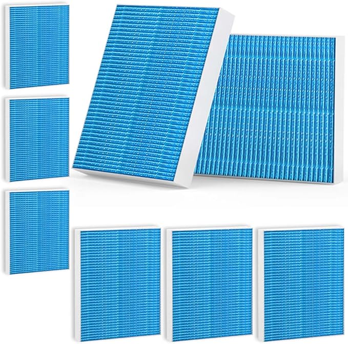 8 Pack 6000S Humidifier Filter Replacement Compatible with LEVOIT Superior 6000S Smart Evaporative Humidifier, for Large Particles and Minerals