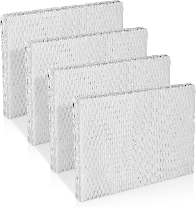4Pack MD1-0034 Replacement Humidifier Wicks Filters Compatible with Vornado Evaporative Humidifier Evap40, Evap2, EV3, EV100, EV200, EVDC300, EVDC500, EVDC505 (Not for Evap3)