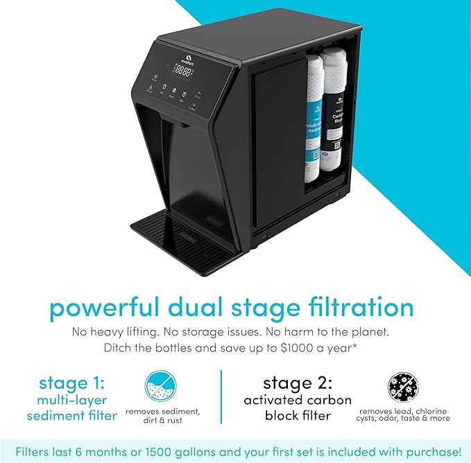 Avalon Electric Touch Countertop Bottleless Water Cooler Water Dispenser - 3 Temperatures