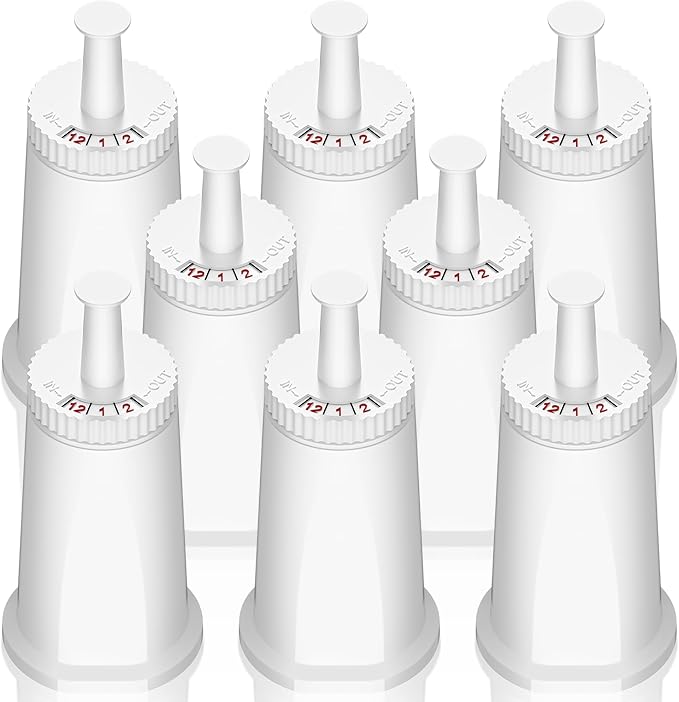 Replacement Water Filter for Breville Espresso Machine Barista Touch BES880, Barista Pro BES878, Oracle Touch BES990, Oracle BES980, Dual Boiler BES920 Bambino ClaroSwiss Sage, 8 Pack - AquaVibe