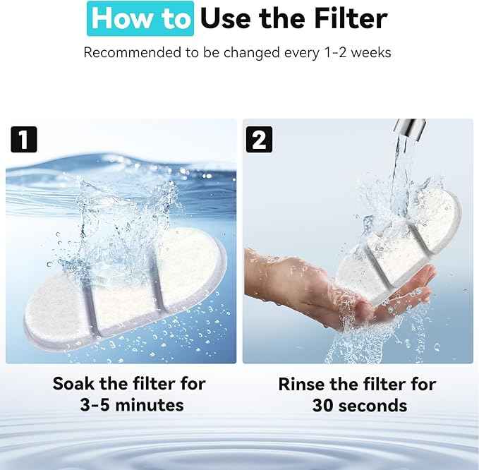 32 Packs for Petlibro Cat Water Fountain Filters Replacement, Compatible with PETLIBRO Capsule Cat Water Fountain PLWF002 (16 Replacement Water Filter + 16 Pre-Filter Sponges)